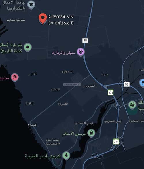 Land 450 SQM Facing West on 15m Width Street Al-Fanar, North Jeddah, Jeddah