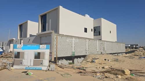 Villa 450 SQM Facing West on 15m Width Street Qasr Al Khalij, Aldammam