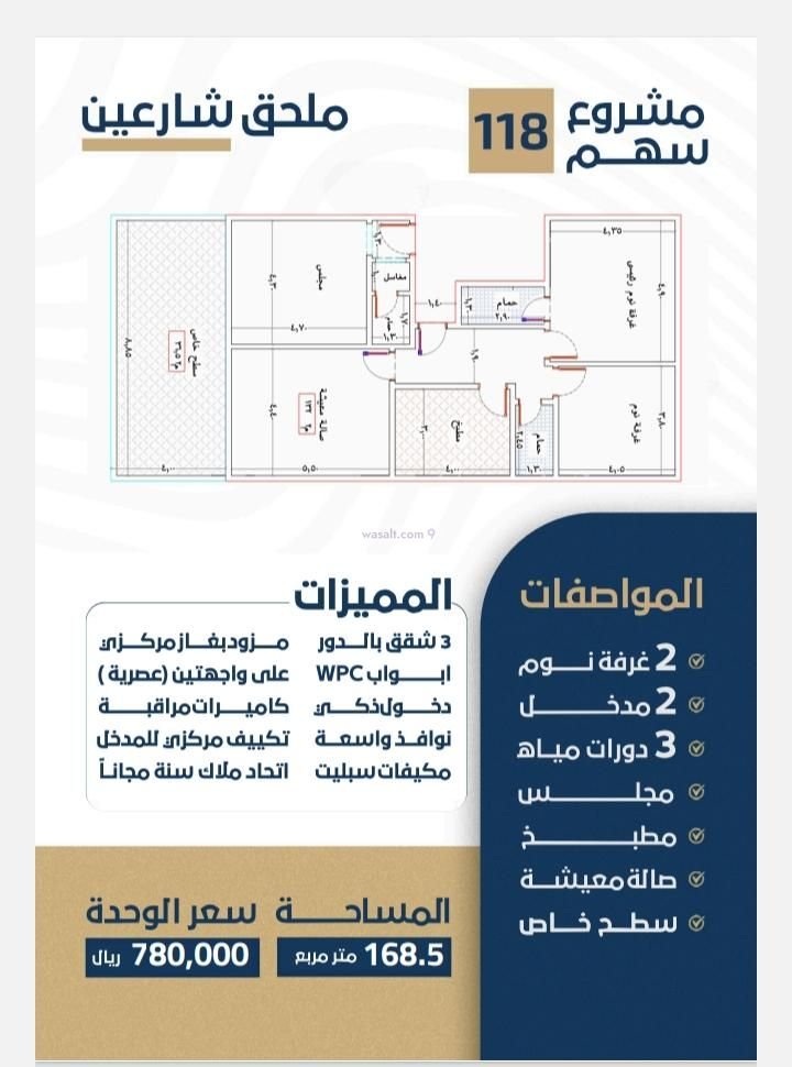 Apartment 460.6875 SQM with 4 Bedrooms Ar Rawdah, North Jeddah, Jeddah