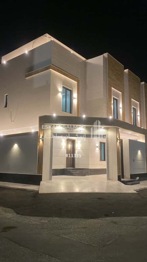 Villa 220.25 SQM Facing South West on 25m Width Street Al Salyhyah, East Jeddah, Jeddah