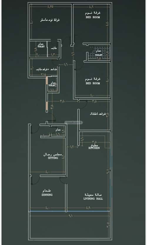 Apartment with 6 Bedrooms Al Nahdah, North Jeddah, Jeddah