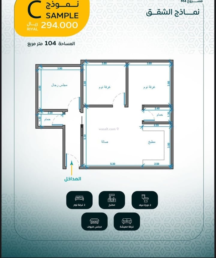 Apartment with 3 Bedrooms Um Hableen Al Gharbiyyah, East Jeddah, Jeddah