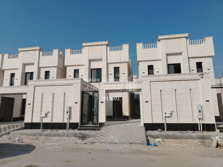 Villa 506.66 SQM Facing South on 40m Width Street Al Amwaj, Al Khobar