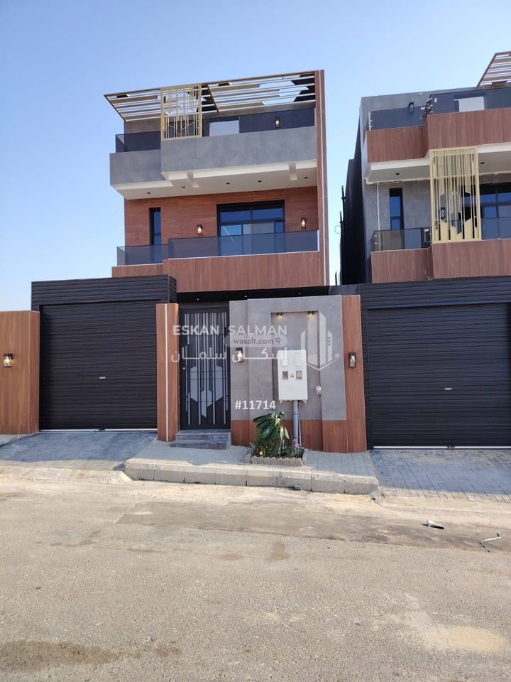 Villa 363.18 SQM Facing North on 25m Width Street Al Hejla Al Jadid, Makkah