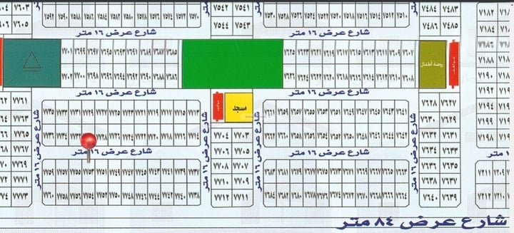 Land 620 SQM Facing West on 16m Width Street Al Hijrah, North Jeddah, Jeddah