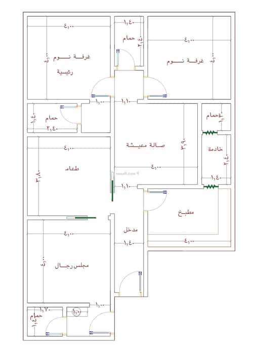 شقة ب 5 غرف الصواري، شمال جدة، جدة