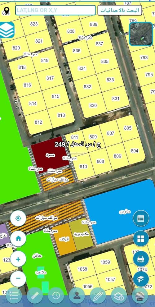 Land 1200 SQM Facing South on 32m Width Street Teebah, North Jeddah, Jeddah