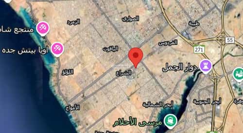 أرض 500 متر مربع شمالية شرقية على شارع 20م الشراع، شمال جدة، جدة