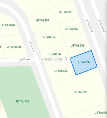 أرض سكنية للبيع في حي البساتين ، جدة