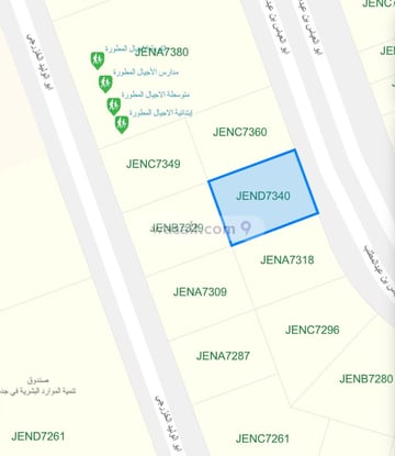 أرض سكنية للبيع في حي النعيم ، جدة