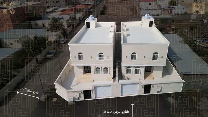 فيلا 447.36 متر مربع جنوبية على شارع 25م جعرانة، مكة المكرمة