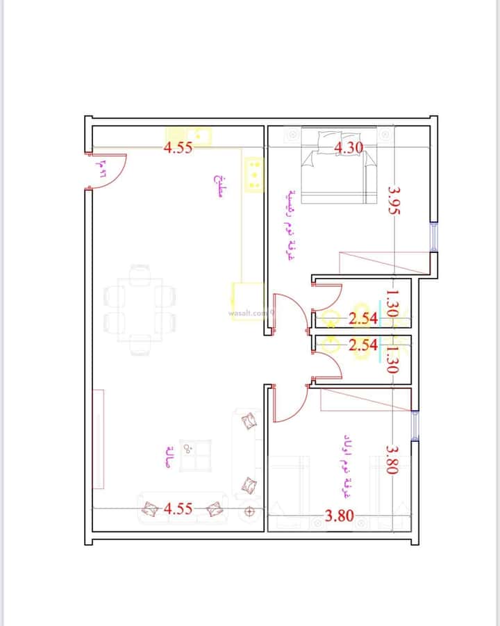 Apartment 2771.5 SQM with 2 Bedrooms Al Faisaliyah, North Jeddah, Jeddah