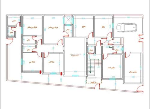 Floor 400.05 SQM with 7 Bedrooms Al Salam, Madinah
