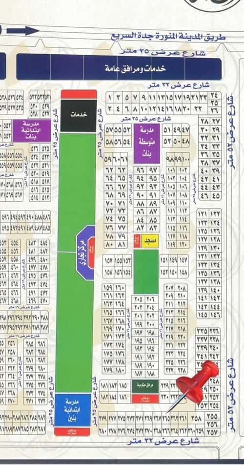 أرض 450 متر مربع غربية على شارع 25م البوادر، شمال جدة، جدة