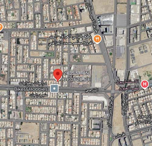 أرض 375 متر مربع شمالية على شارع 15م الزهراء، شمال جدة، جدة