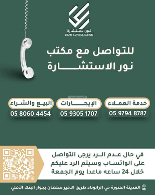 Rest House 617.05 SQM Facing North on 20m Width Street Al Salam, Madinah