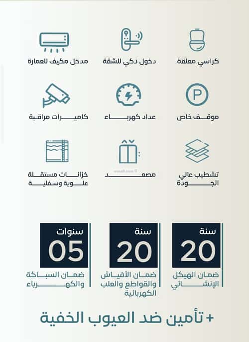 Apartment 580 SQM with 3 Bedrooms As Salamah, North Jeddah, Jeddah