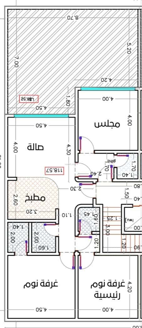 شقة ب 3 غرف الصفاء، شمال جدة، جدة