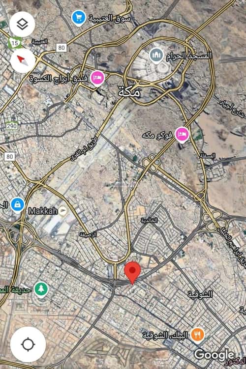 Land 625 SQM Facing South on 15m Width Street Alshawkia, Makkah Al Mukarramah