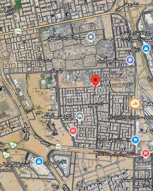 أرض 770.5 متر مربع شمالية غربية على شارع 25م النسيم، جنوب جدة، جدة