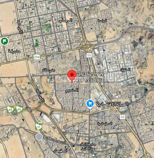 Land 770.5 SQM Facing North West on 25m Width Street Al Naseem, South Jeddah, Jeddah