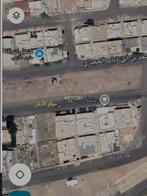 أرض 849.62 متر مربع شمالية على شارع 60م العزيزية، المدينة المنورة