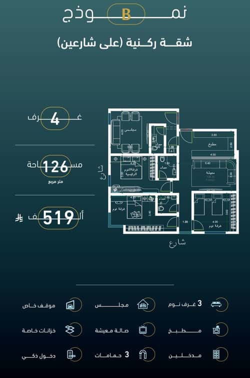 Apartment with 3 Bedrooms Al Naseem, South Jeddah, Jeddah