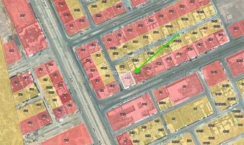 استراحة 1080 متر مربع جنوبية غربية على شارع 36م العارض، شمال الرياض، الرياض