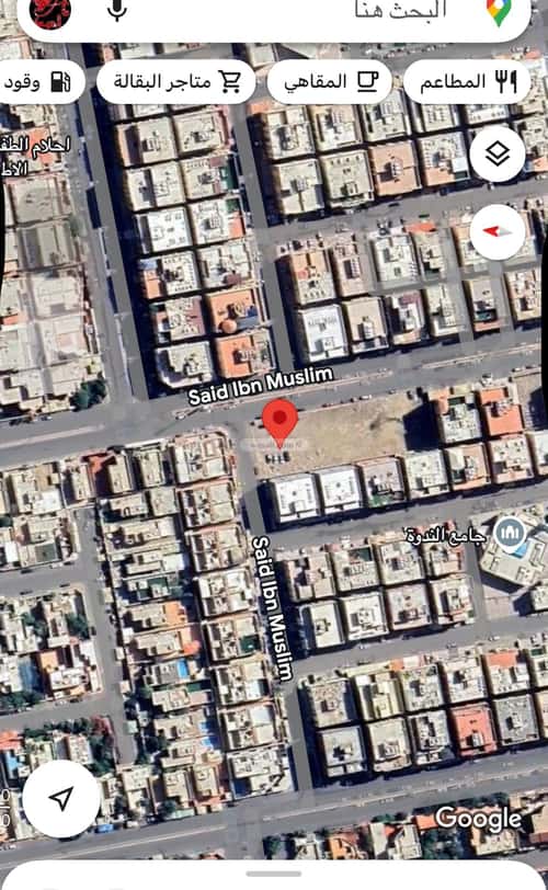 أرض 616 متر مربع شرقية على شارع 25م المنار، شرق جدة، جدة