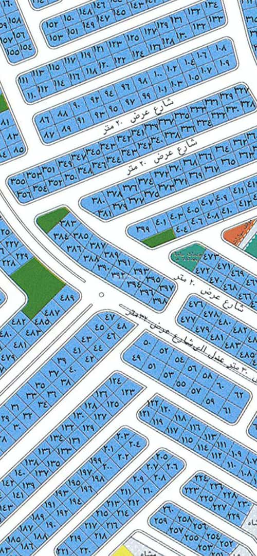 أرض 338.03 متر مربع شرقية على شارع 20م الزمرد، شمال جدة، جدة