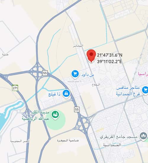 أرض 384.36 متر مربع جنوبية على شارع 15م الفلاح، شرق جدة، جدة