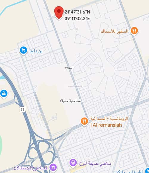 أرض 384.36 متر مربع جنوبية على شارع 15م الفلاح، شرق جدة، جدة