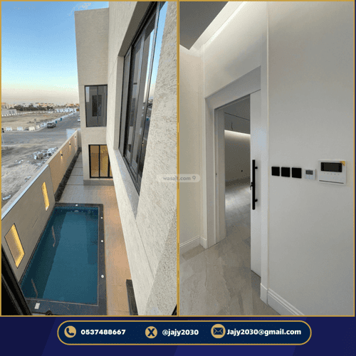 Villa 312.5 SQM Facing South on 15m Width Street Al Amwaj, North Jeddah, Jeddah