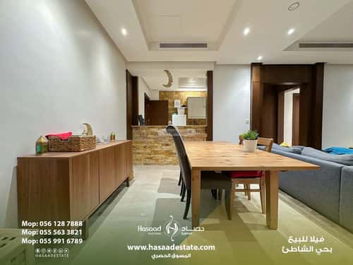 Villa 264.83 SQM Facing East on 12m Width Street Al Shate|E, North Jeddah, Jeddah