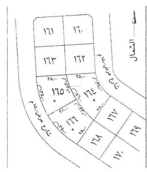 Land 772 SQM Facing West on 15m Width Street Alsahil, South Jeddah, Jeddah