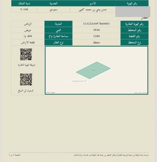 أرض 765 متر مربع جنوبية على شارع 28م العلا، شرق الرياض، الرياض