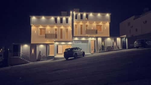 Villa 608 SQM Facing South on 25m Width Street Al Zahoor, Abha