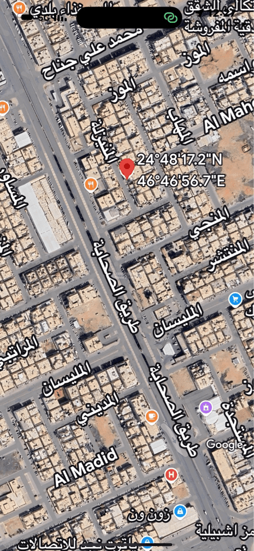 Land 653.2 SQM Facing West on 12m Width Street Irqah, West Riyadh, Riyadh