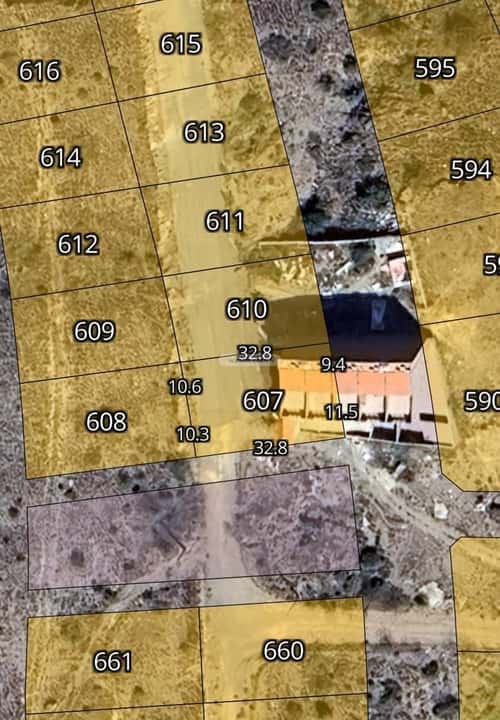 Land 581 SQM Facing South East on 20m Width Street Al Amal, Baljurashi