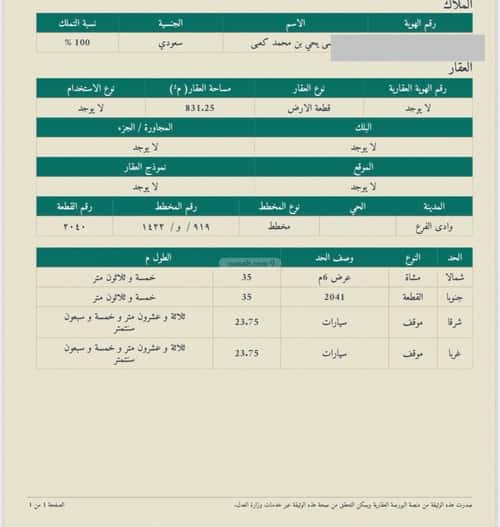 أرض 635.94 متر مربع شرقية على شارع 20م ابيار الماشي، المدينة المنورة