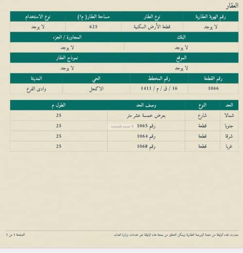 Land 635.94 SQM Facing East on 20m Width Street Ibriah Almashi, Madinah
