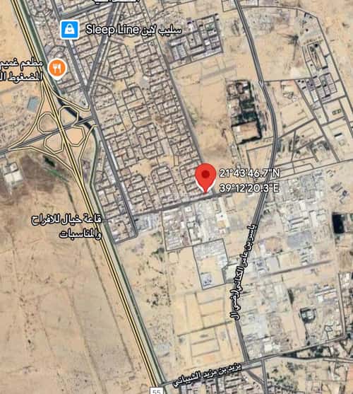 Land 278 SQM facing North West on 15m width street الكوثر، شرق جدة، جدة