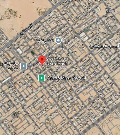 أرض 380 متر مربع شرقية على شارع 16م الشراع، شمال جدة، جدة