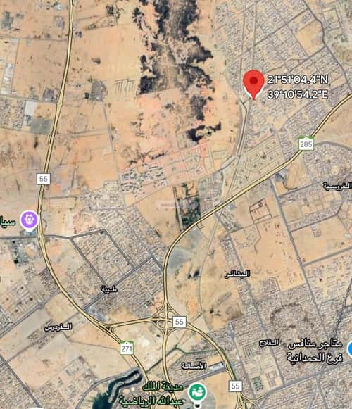 Land 2500.25 SQM Facing East on 52m Width Street Al-Riyadh, North Jeddah, Jeddah