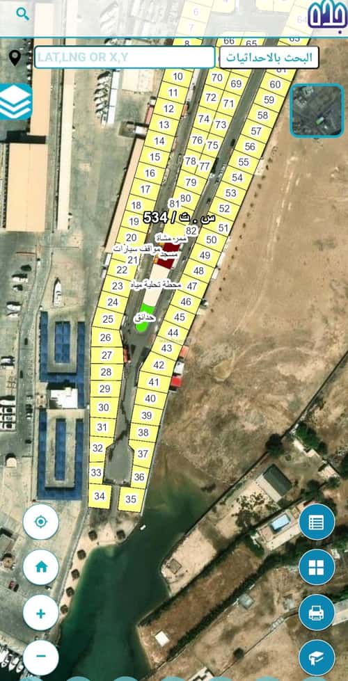 Land 240 SQM Facing West on 10m Width Street Obhur Al Shamalyyah, North Jeddah, Jeddah