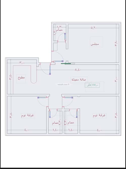 شقة ب 3 غرف الواحة، شرق جدة، جدة