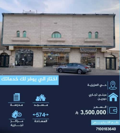 Building 574 SQM Facing North Al Difa'A, Madinah