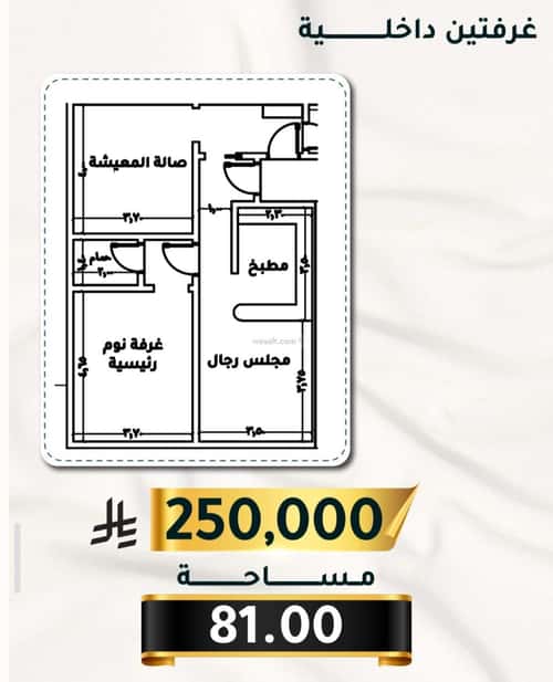 شقة بغرفتين الثغر، جنوب جدة، جدة