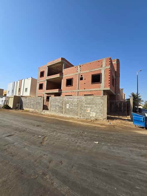 عمارة 525 متر مربع ب 3 أدوار واجهة جنوبية الياقوت، شمال جدة، جدة