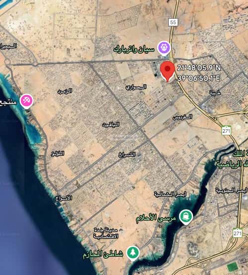 Land 1155 SQM Facing East on 15m Width Street Al Swaryee, North Jeddah, Jeddah